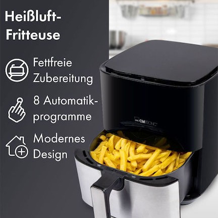 Clatronic FR 3782 H Air Fryer 5lt Ασημί