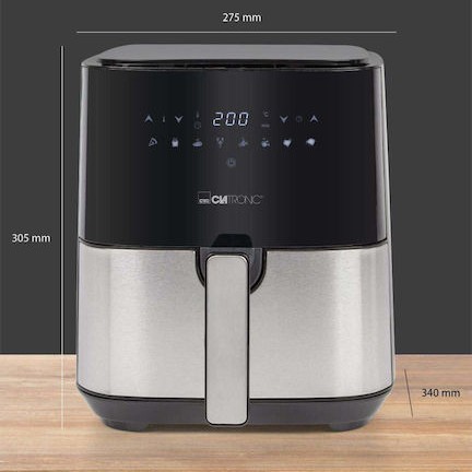 Clatronic FR 3782 H Air Fryer 5lt Ασημί