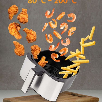 Clatronic FR 3782 H Air Fryer 5lt Ασημί