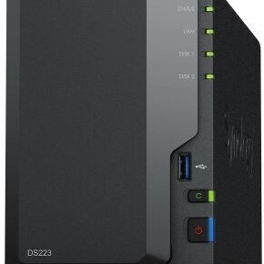 Synology DiskStation DS223 NAS Tower με 2 θέσεις για HDD/SSD