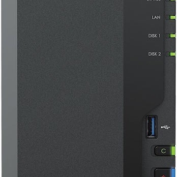 Synology DiskStation DS223 NAS Tower με 2 θέσεις για HDD/SSD