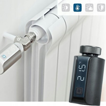 eQ-3 Χειροκίνητη Θερμοστατική Κεφαλή για Σώμα Καλοριφέρ 1τμχ