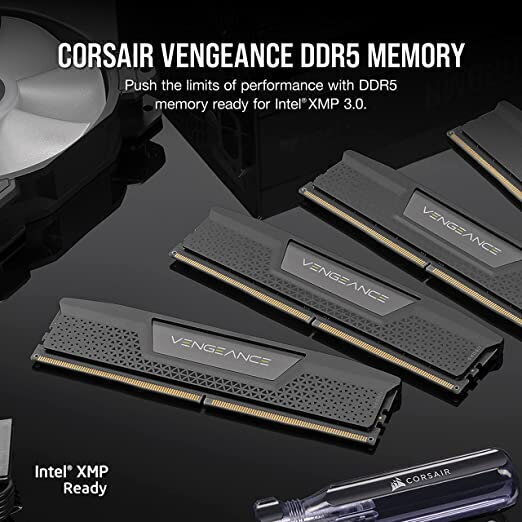 Corsair Vengeance DDR5 32GB RAM με 2x16GB Modules και Ταχύτητα 6000 για Desktop