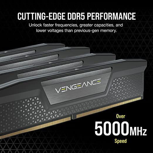 Corsair Vengeance DDR5 32GB RAM με 2x16GB Modules και Ταχύτητα 6000 για Desktop