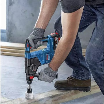 Bosch Gbh 18v-24 C Κρουστικό Σκαπτικό Πιστολέτο Μπαταρίας Solo με Υποδοχή SDS Plus