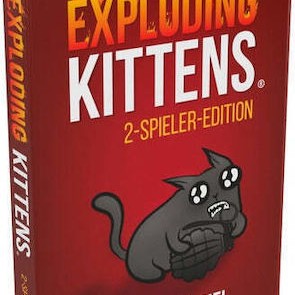 Επιτραπέζιο Παιχνίδι Exploding Kittens για 2 Παίκτες 7+ Ετών Asmodee