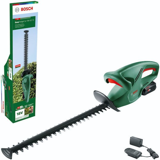 Bosch Easy Hedgecut Μπορντουροψάλιδο Μπαταρίας 18V με Μήκος Λάμας 52cm