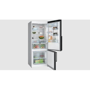 Bosch Ψυγειοκαταψύκτης 526lt Total NoFrost Υ186xΠ75xΒ80εκ. Μαύρος KGN76AXDR