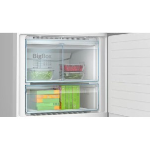 Bosch Ψυγειοκαταψύκτης 526lt Total NoFrost Υ186xΠ75xΒ80εκ. Μαύρος KGN76AXDR