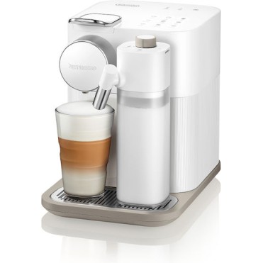 De'Longhi Gran Lattissima Καφετιέρα για Κάψουλες Nespresso Πίεσης 19bar με Αφρογαλιέρα Λευκή