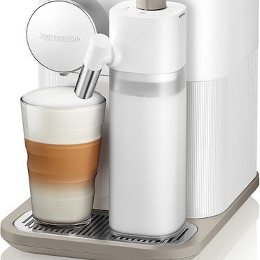De'Longhi Gran Lattissima Καφετιέρα για Κάψουλες Nespresso Πίεσης 19bar με Αφρογαλιέρα Λευκή