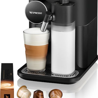 De'Longhi Gran Lattissima Καφετιέρα για Κάψουλες Nespresso Πίεσης 19bar με Αφρογαλιέρα Μαύρη