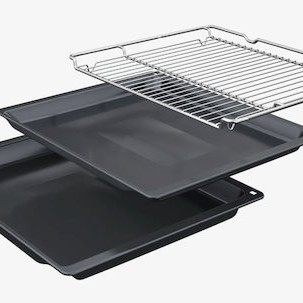 Bosch Φούρνος άνω Πάγκου 71lt Π59.4εκ. Μαύρος