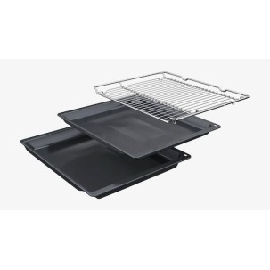 Bosch Φούρνος άνω Πάγκου 71lt Π59.4εκ. Μαύρος