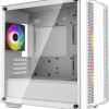 Deepcool CC360 ARGB Gaming Mini Tower Κουτί Υπολογιστή με Πλαϊνό Παράθυρο Λευκό