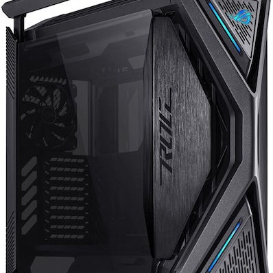 Asus ROG Hyperion GR701 Gaming Full Tower Κουτί Υπολογιστή με Πλαϊνό Παράθυρο Μαύρο