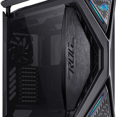 Asus ROG Hyperion GR701 Gaming Full Tower Κουτί Υπολογιστή με Πλαϊνό Παράθυρο Μαύρο