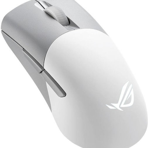 Asus ROG Keris Aimpoint Ασύρματο RGB Gaming Ποντίκι 36000 DPI Λευκό