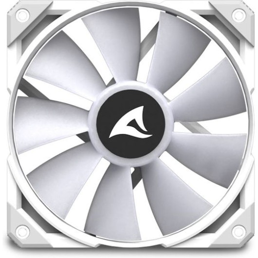Sharkoon S80 RGB Υδρόψυξη Επεξεργαστή Διπλού Ανεμιστήρα 120mm για Socket AM4/AM5/1700/1200/115x Λευκή