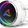 Sharkoon S90 RGB Υδρόψυξη Επεξεργαστή Τριπλού Ανεμιστήρα 120mm για Socket AM4/AM5/1700/1200/115x Λευκή