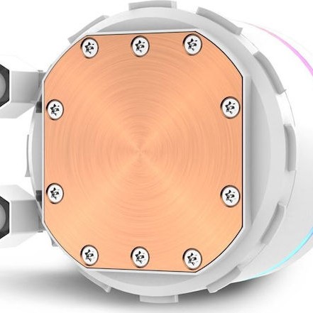 Sharkoon S90 RGB Υδρόψυξη Επεξεργαστή Τριπλού Ανεμιστήρα 120mm για Socket AM4/AM5/1700/1200/115x Λευκή