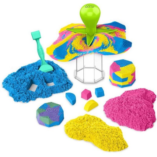 Spin Master Παιχνίδι Κατασκευών με Άμμο Kinetic Sand - Squish & Create για Παιδιά 3+ Ετών