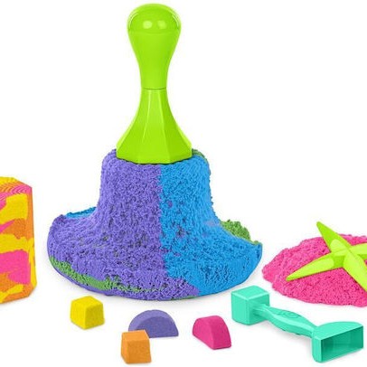 Spin Master Παιχνίδι Κατασκευών με Άμμο Kinetic Sand - Squish & Create για Παιδιά 3+ Ετών