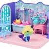 Spin Master Παιχνίδι Μινιατούρα Gabby´s Dollhouse MerCat Primp & Pamper Bathroom για 3+ Ετών