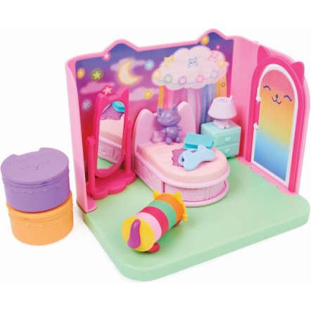 Spin Master Παιχνίδι Μινιατούρα Gabby's Dollhouse Pillow Cat Sweet Dreams Bedroom Deluxe Room για 3+ Ετών