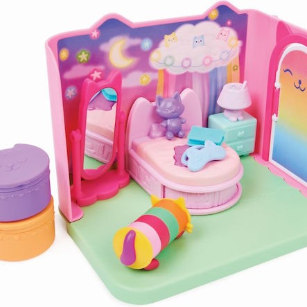 Spin Master Παιχνίδι Μινιατούρα Gabby's Dollhouse Pillow Cat Sweet Dreams Bedroom Deluxe Room για 3+ Ετών