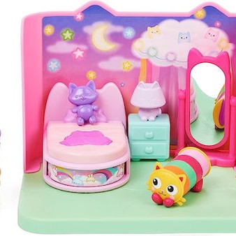 Spin Master Παιχνίδι Μινιατούρα Gabby's Dollhouse Pillow Cat Sweet Dreams Bedroom Deluxe Room για 3+ Ετών