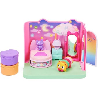 Spin Master Παιχνίδι Μινιατούρα Gabby's Dollhouse Pillow Cat Sweet Dreams Bedroom Deluxe Room για 3+ Ετών