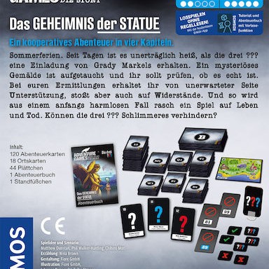 Επιτραπέζιο Παιχνίδι Die Drei ??? Das Geheimnis Der Statue για 1-4 Παίκτες 12+ Ετών (GER) Kosmos