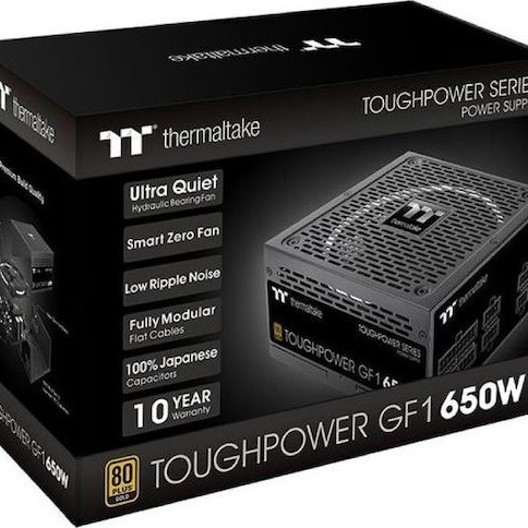 Thermaltake Toughpower GF A3 TT Premium Edition 650W Μαύρο Τροφοδοτικό Υπολογιστή Full Modular 80 Plus Gold