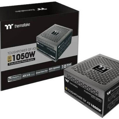 Thermaltake Toughpower GF A3 TT Premium Edition 1050W Μαύρο Τροφοδοτικό Υπολογιστή Full Modular 80 Plus Gold