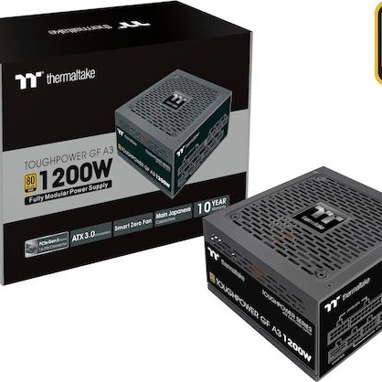 Thermaltake Toughpower GF A3 TT Premium Edition 1200W Μαύρο Τροφοδοτικό Υπολογιστή Full Modular 80 Plus Gold