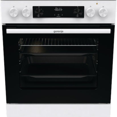 Gorenje Κουζίνα 71lt με Κεραμικές Εστίες Π60εκ. Λευκή