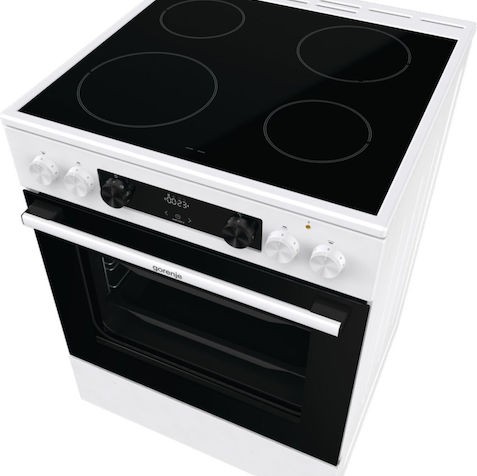 Gorenje Κουζίνα 71lt με Κεραμικές Εστίες Π60εκ. Λευκή