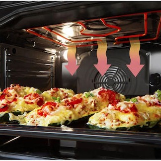 Gorenje Κουζίνα 71lt με Κεραμικές Εστίες Π60εκ. Λευκή