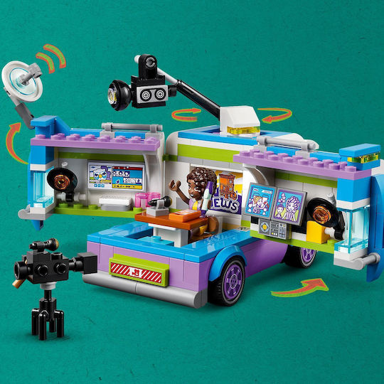 Lego Friends Newsroom Van για 6+ Ετών
