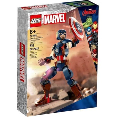 Lego Marvel Avengers - Captain America Construction Figure για 8+ Ετών