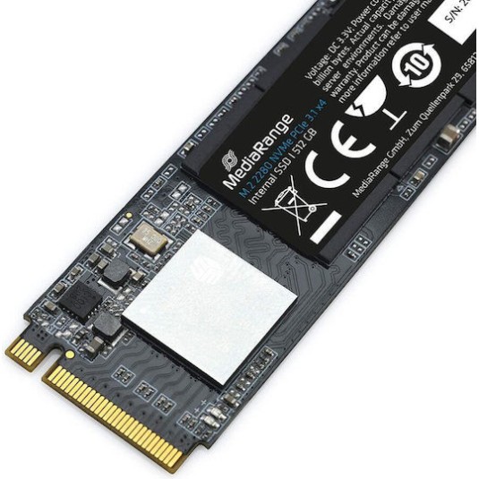 MediaRange SSD 512GB M.2 NVMe PCI Express 3.0