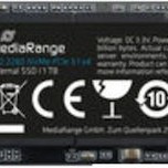 MediaRange SSD 1TB M.2 NVMe PCI Express 3.0
