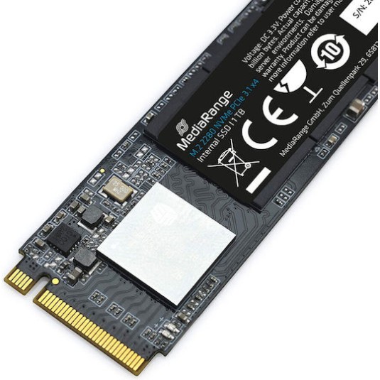 MediaRange SSD 1TB M.2 NVMe PCI Express 3.0