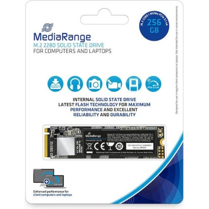 MediaRange SSD 256GB M.2 NVMe PCI Express 3.0