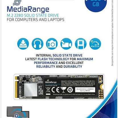 MediaRange SSD 256GB M.2 NVMe PCI Express 3.0