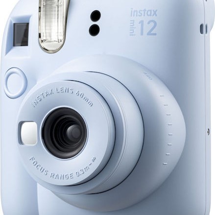 Fujifilm Instax Mini 12 Instant Φωτογραφική Μηχανή Pastel Blue