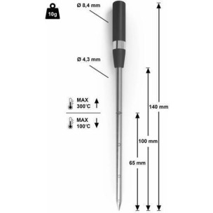 Bosch Ασύρματο Ψηφιακό Θερμόμετρο Φούρνου με Ακίδα