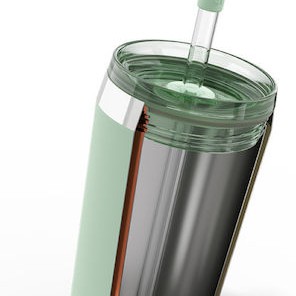 Sigg Ποτήρι Θερμός Ανοξείδωτο 450ml Πράσινο με Καλαμάκι