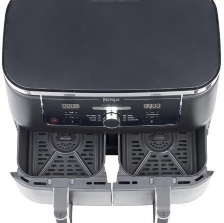 Ninja Foodi Max Dual Zone Air Fryer με Διπλό Αποσπώμενο Κάδο 9.5lt Μαύρο
